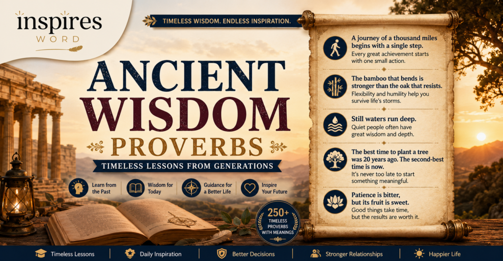 Ancient Wisdom Proverbs
