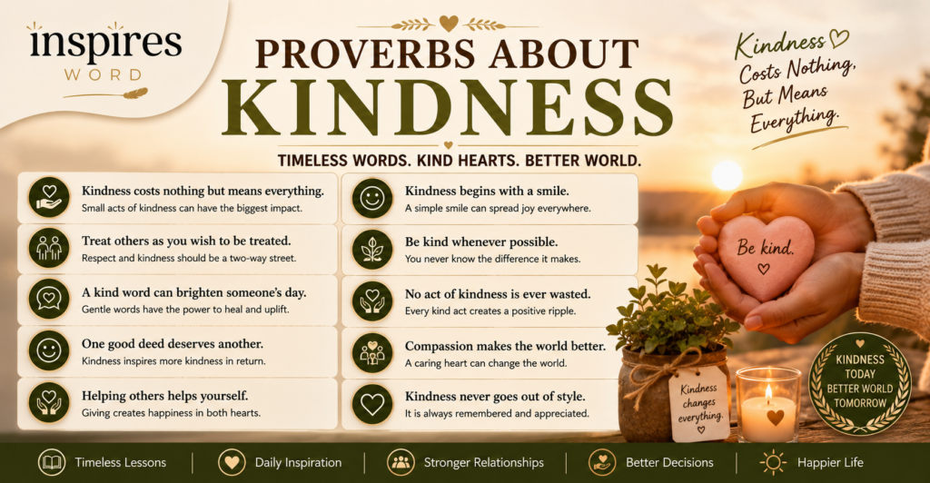 Proverbs About Kindness
