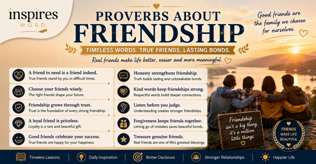 Proverbs About Friendship