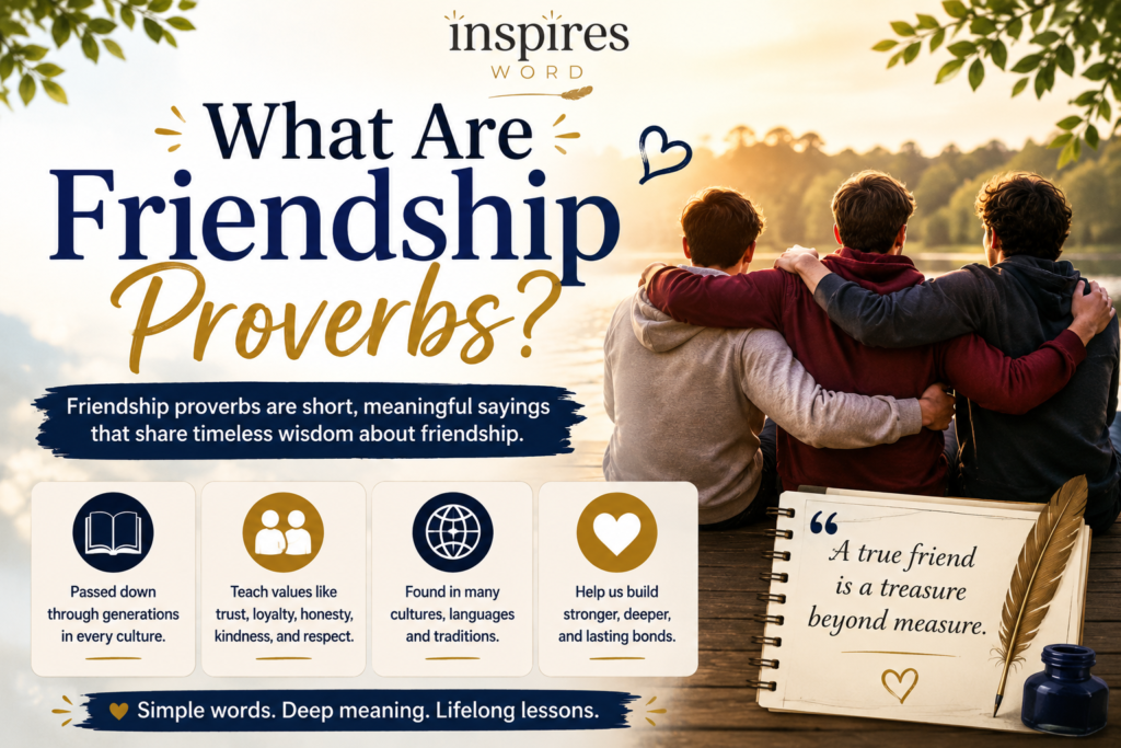What Are Friendship Proverbs?