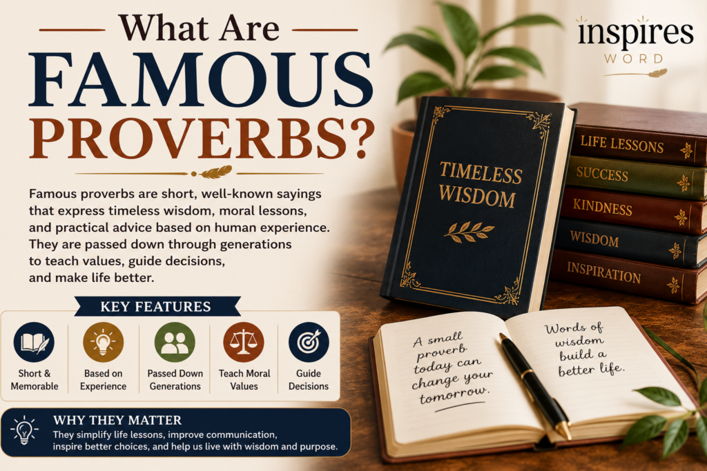 What Are Famous Proverbs?