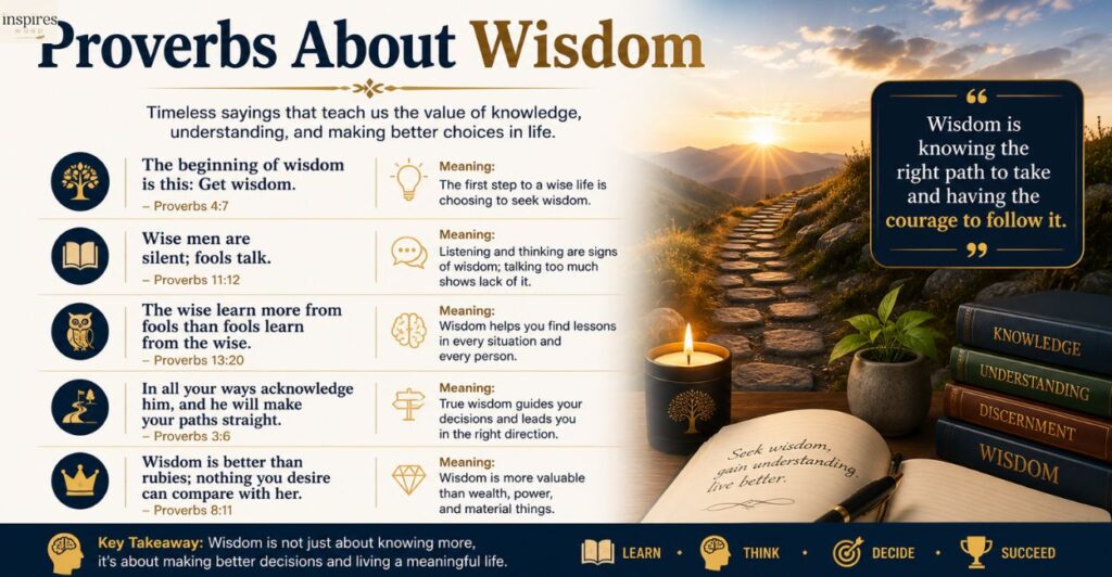 Proverbs About Wisdom