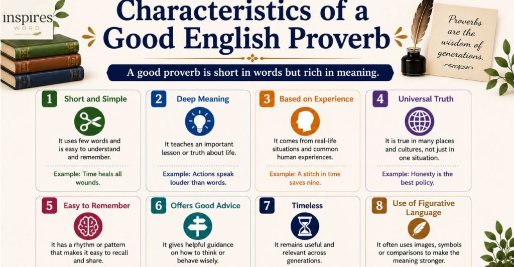 Characteristics of a Good English Proverb