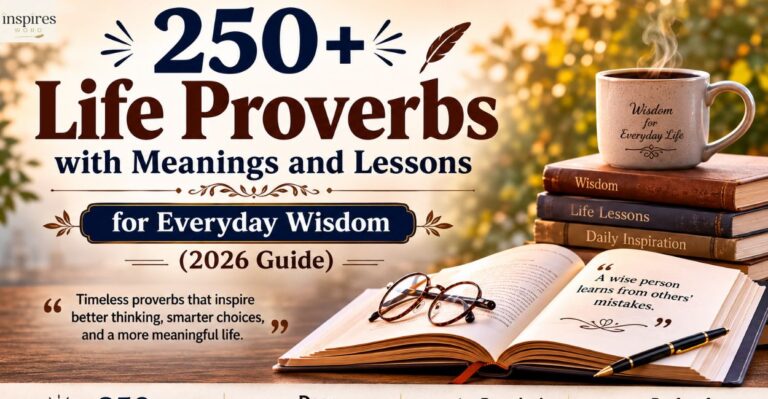 250+ Life Proverbs with Meanings
