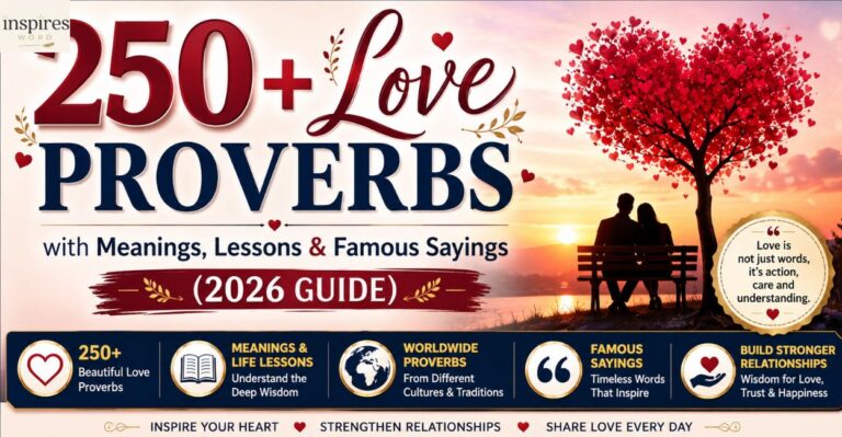 250+ Love Proverbs with Meanings