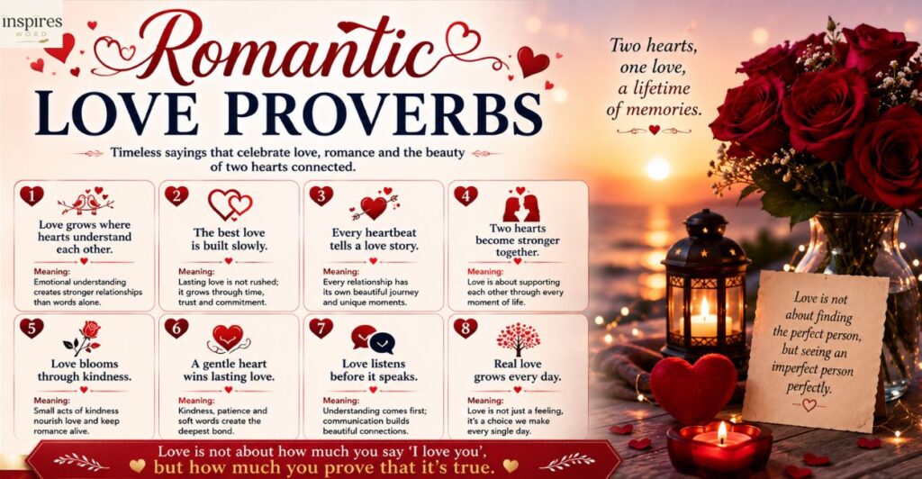 Romantic Love Proverbs