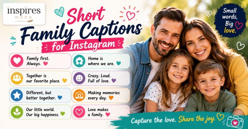 Short Family Captions
