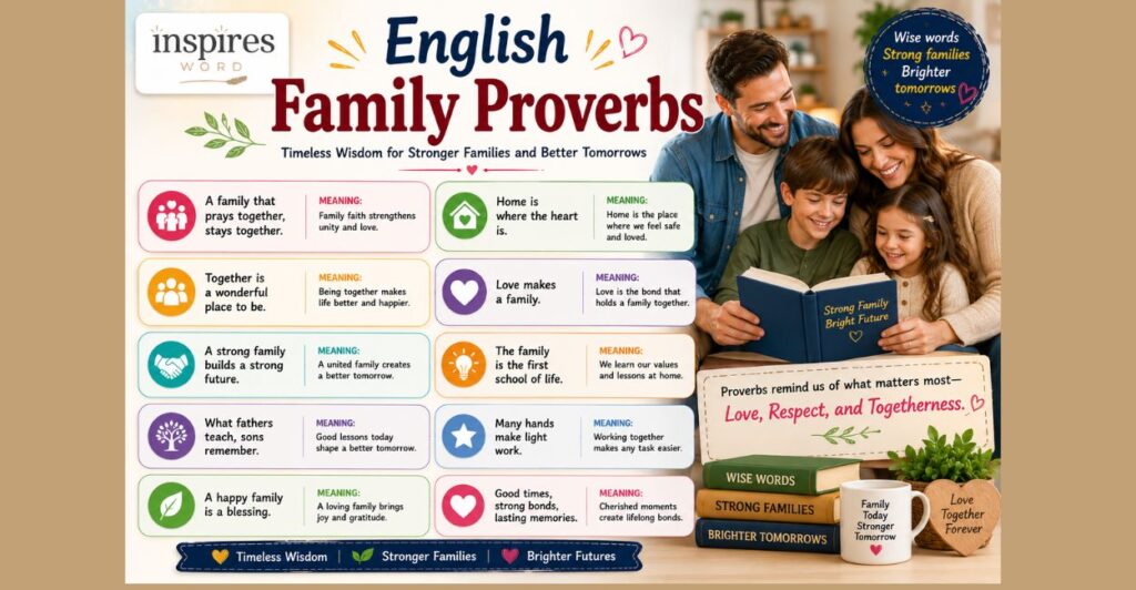 What are Family Proverbs and Their Meaning?