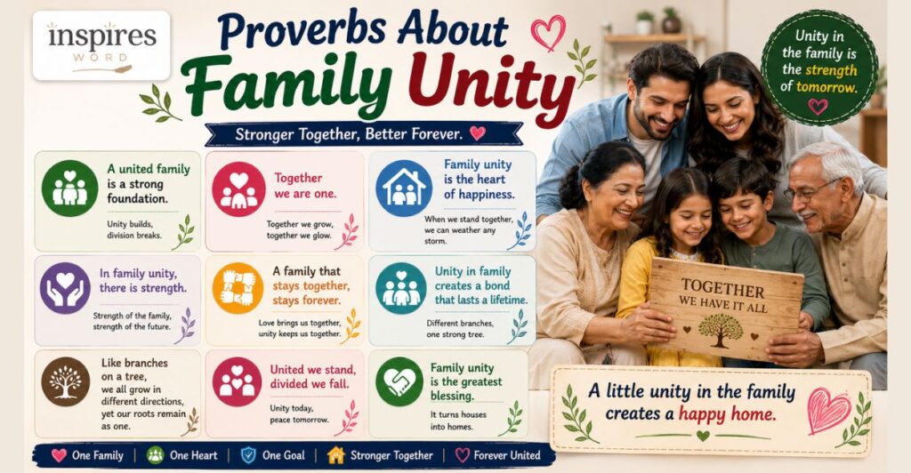 Proverbs About Family Unity