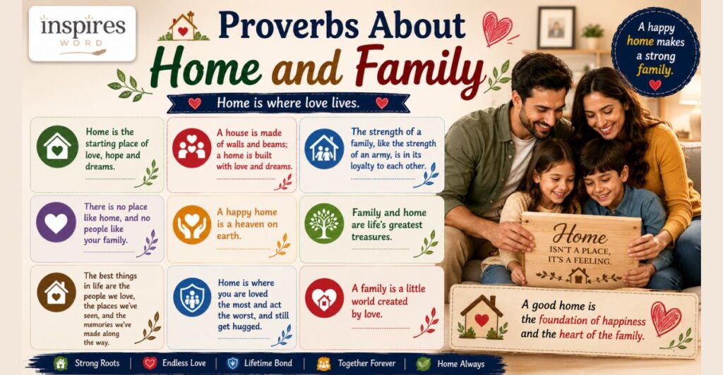 Proverbs About Home and Family