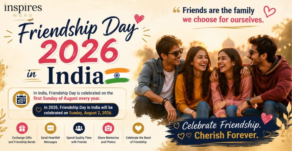 Friendship Day 2026 in India
