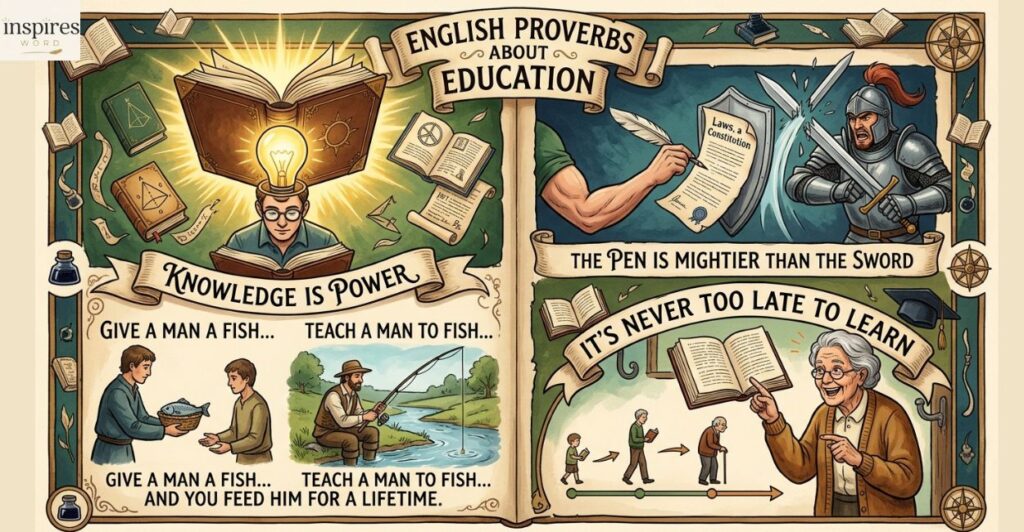 What Are English Proverbs About Education?