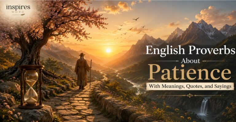 English Proverbs About Patience With Meanings