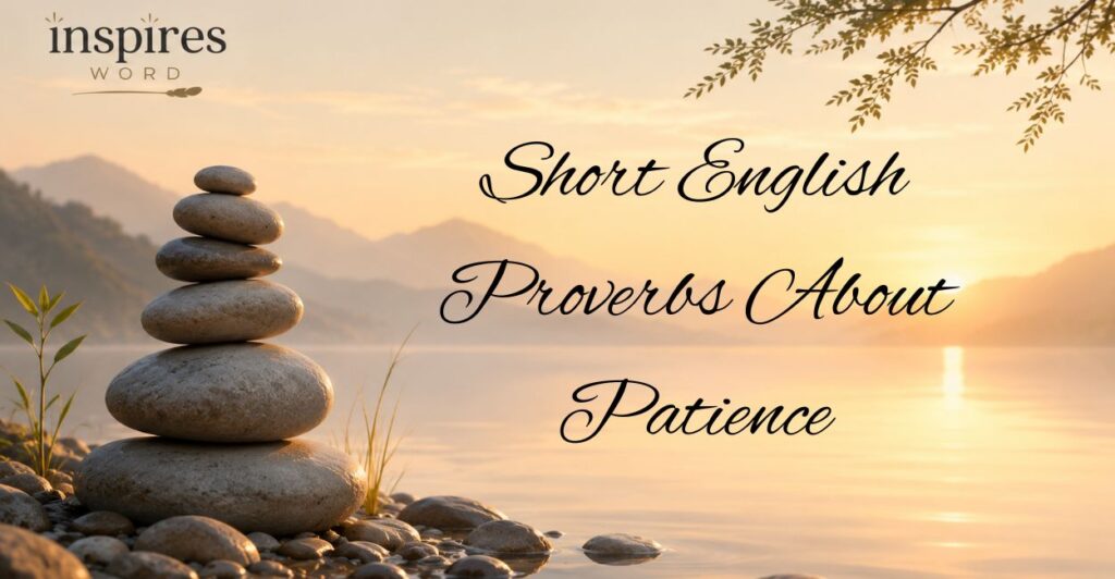 Short English Proverbs About Patience