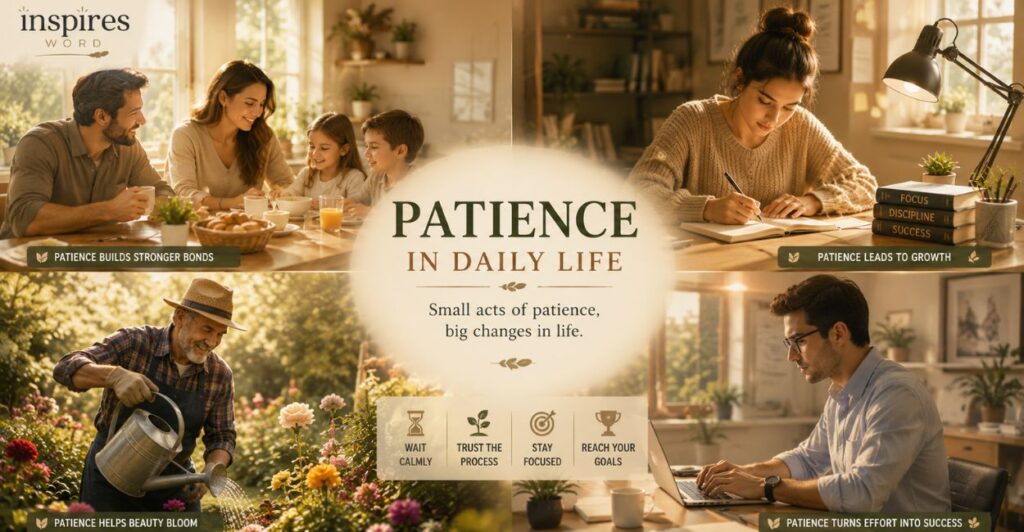Examples of Patience in Daily Life