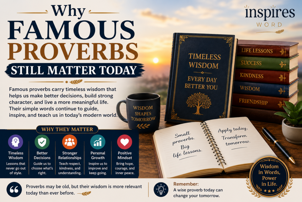 Why Famous Proverbs Still Matter Today