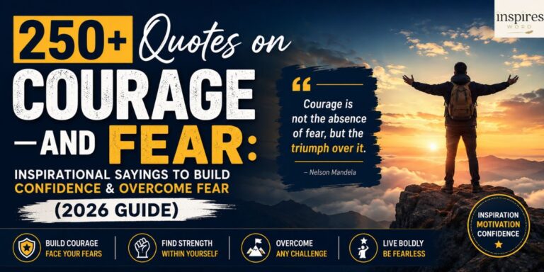 250+ Quotes on Courage and Fear