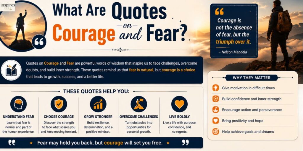 What Are Quotes on Courage and Fear?