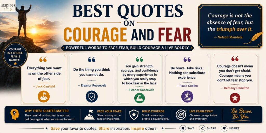 Best Quotes on Courage and Fear