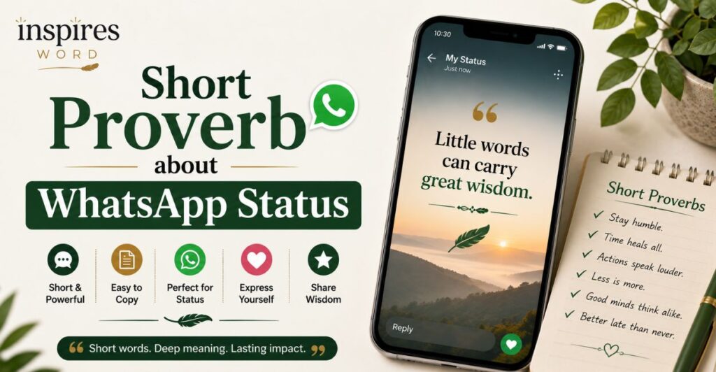 Short WhatsApp Status Quotes