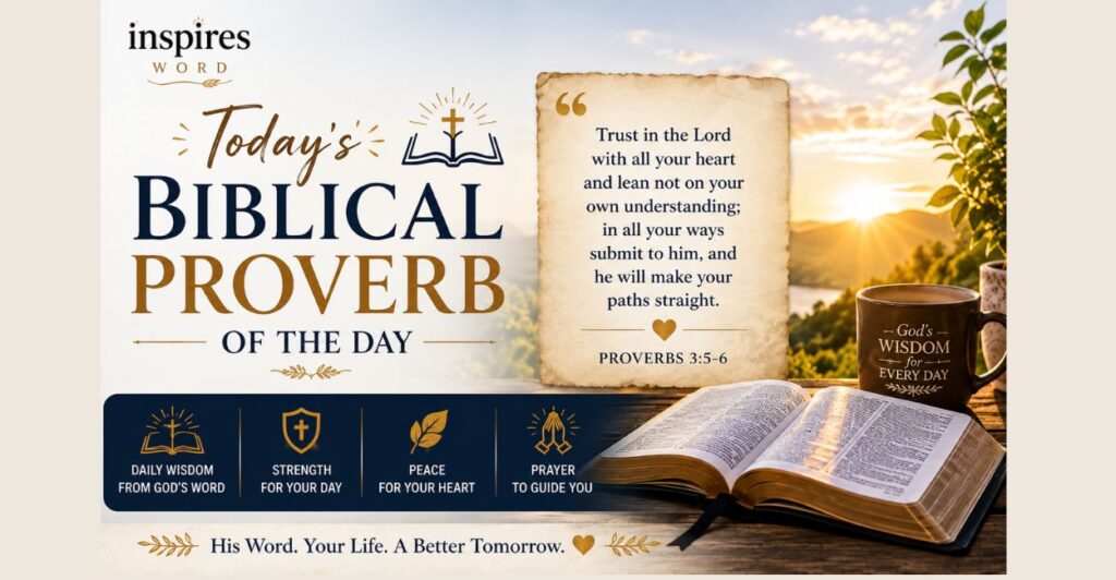Today's Biblical Proverb of the Day