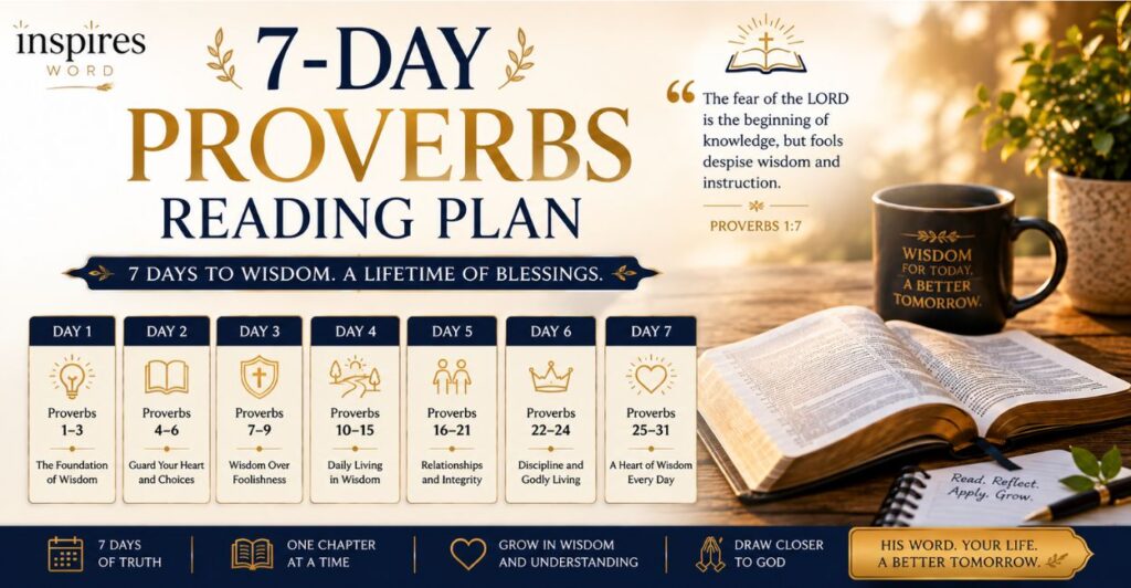 7-Day Proverbs Reading Plan