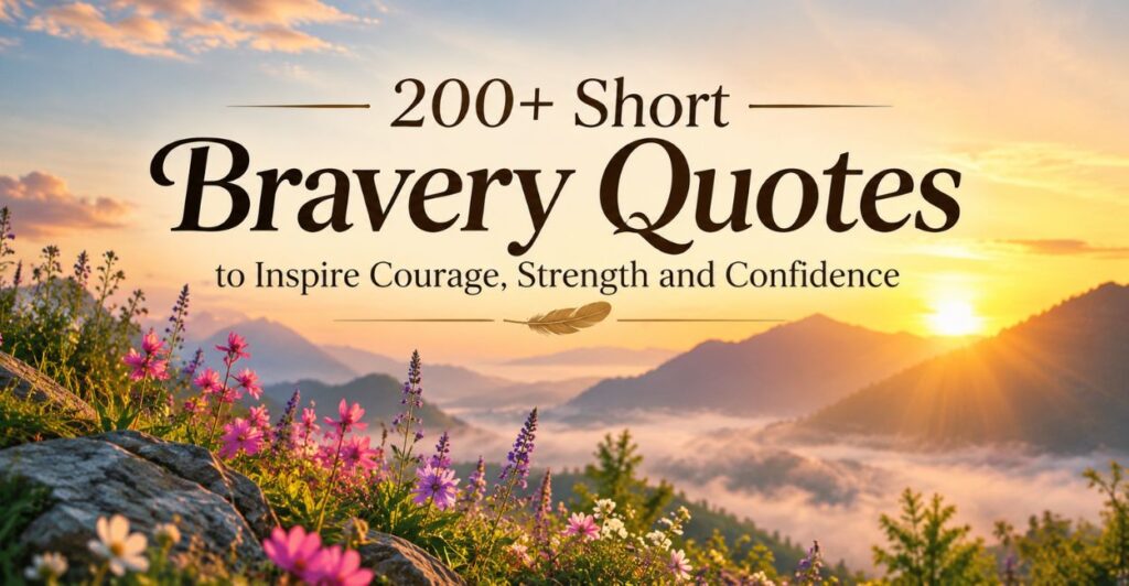 What Are Short Bravery Quotes ?