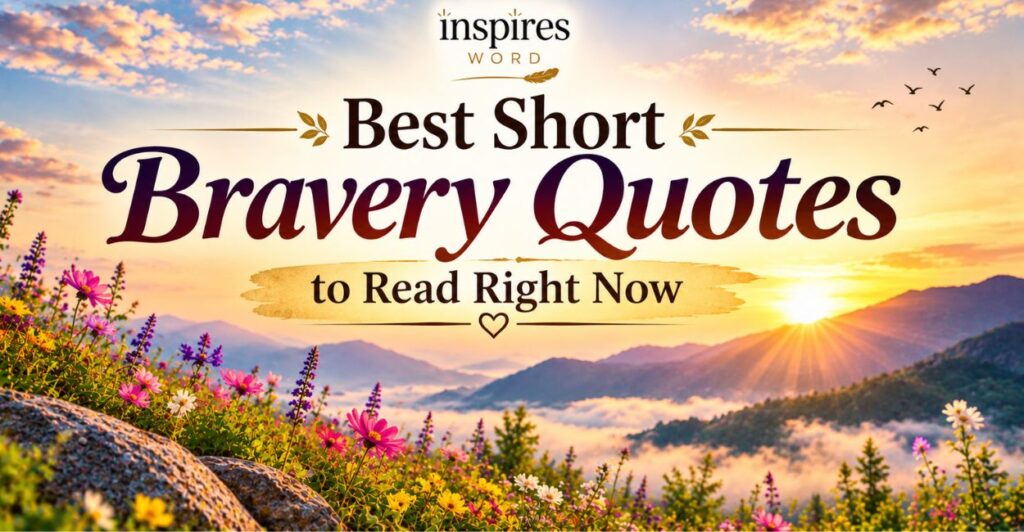 Best Short Bravery Quotes to Read Right Now