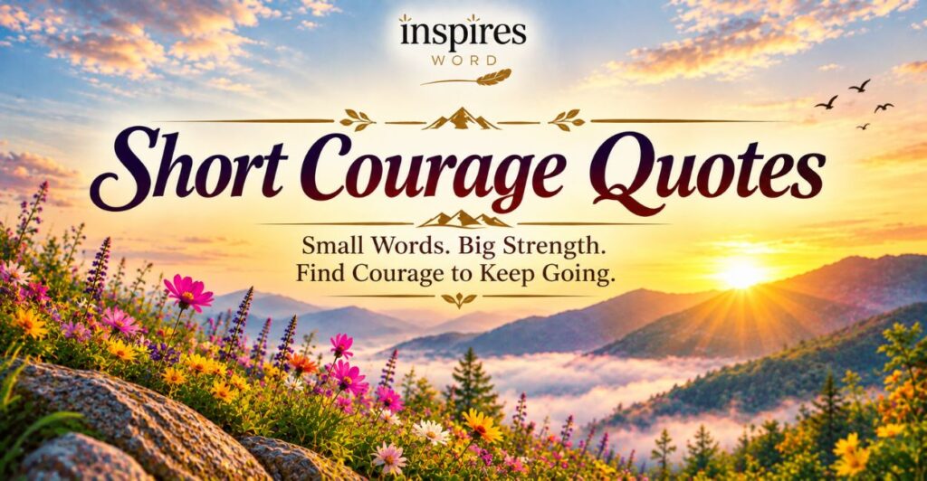 Short Courage Quotes