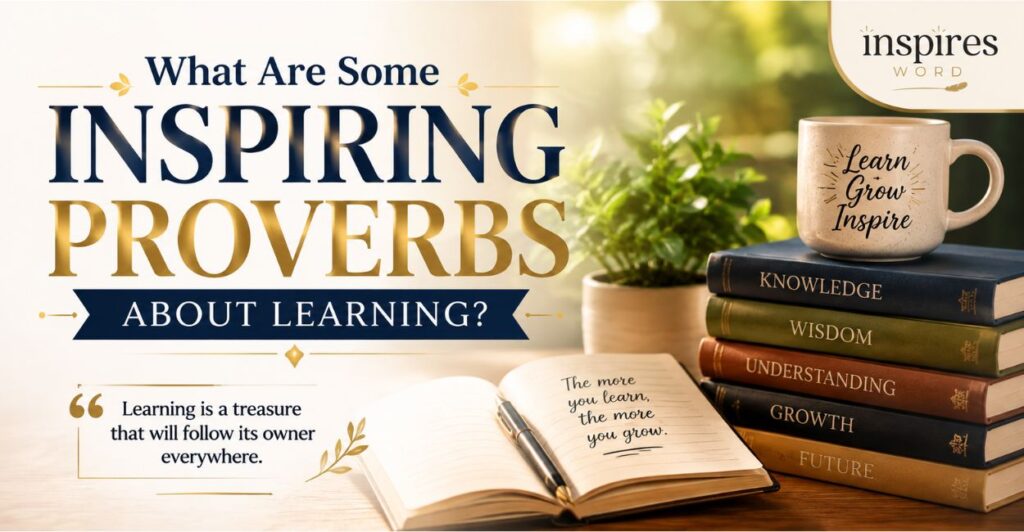 What Are Some Inspiring Proverbs About Learning?