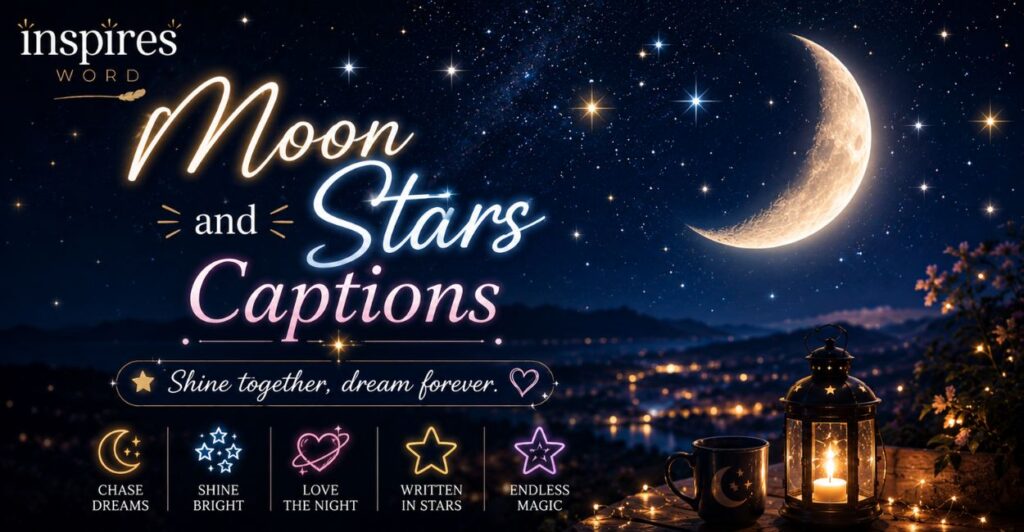 Romantic Moon Captions for Instagram