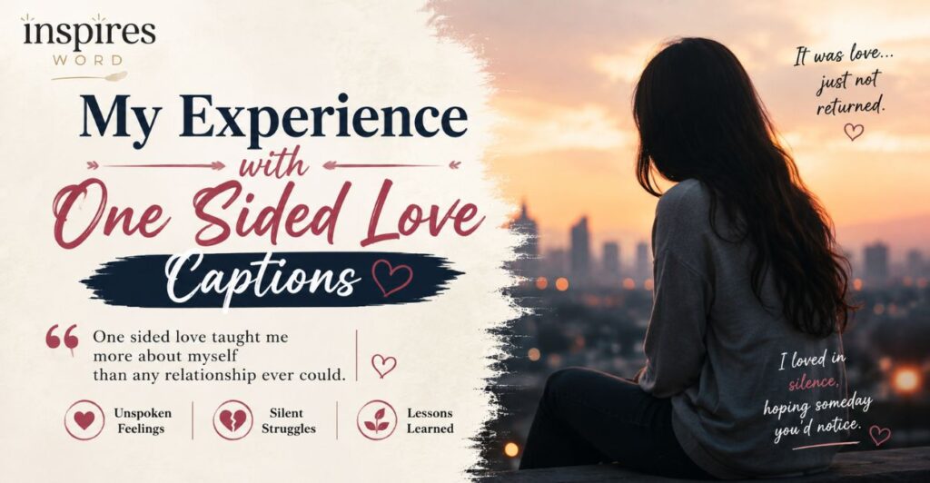 My Experience with One Sided Love Captions