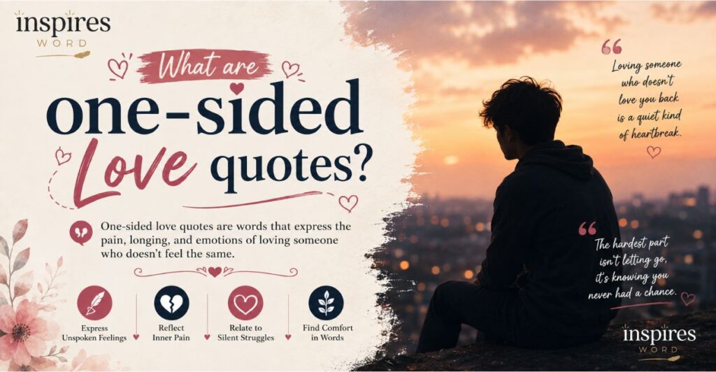 What are one-sided love quotes?