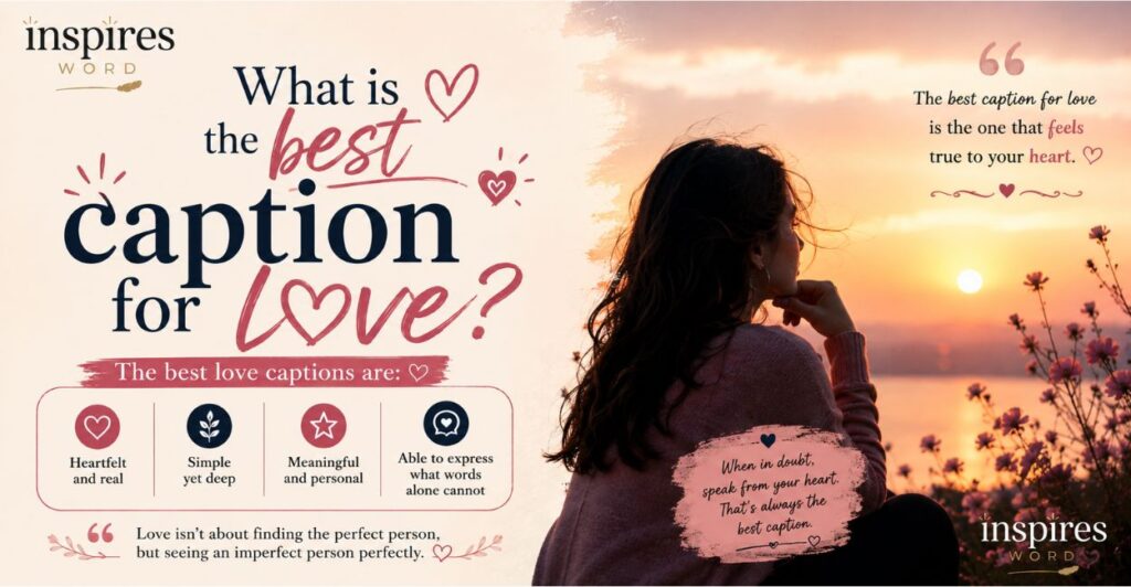 What is the best caption for love?