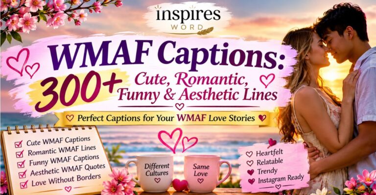 WMAF Captions: 300+ Cute, Romantic,