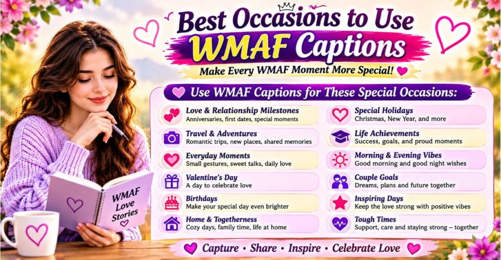 Best Occasions to Use WMAF Captions