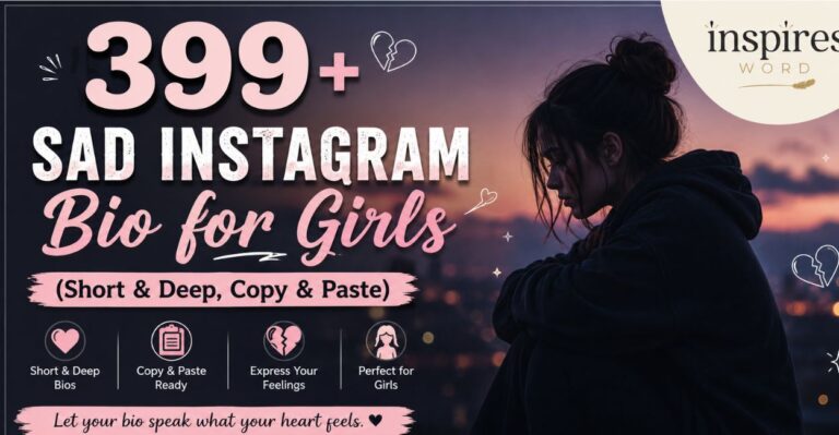 399+ Sad Instagram Bio for Girls