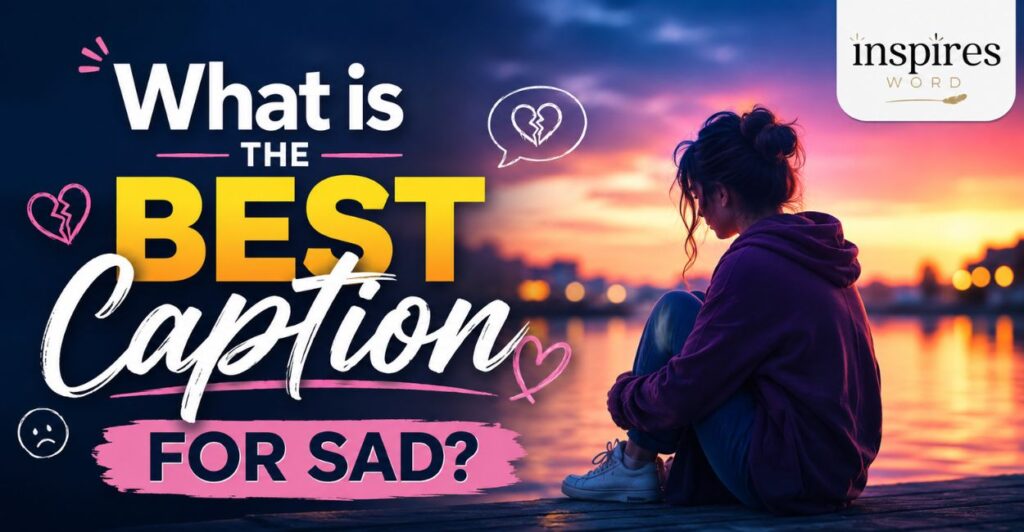 What is the best caption for sad?