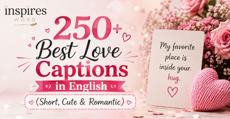 250+ Best Love Captions in English