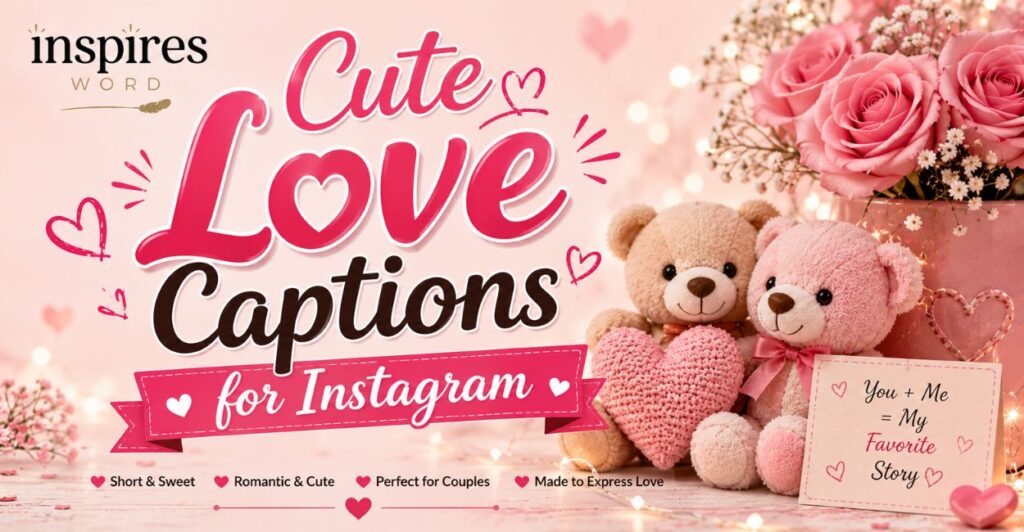 Cute Love Captions for Instagram