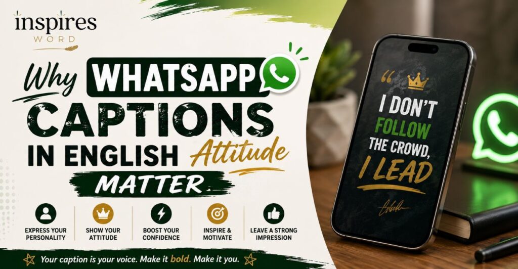 Why WhatsApp Captions in English Attitude Matter?