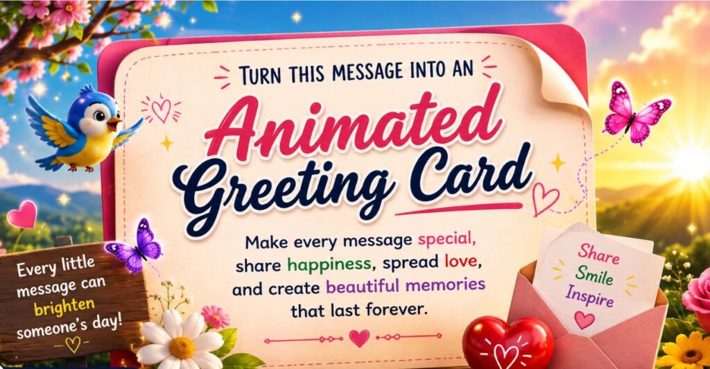 Turn This Message Into an Animated Greeting Card