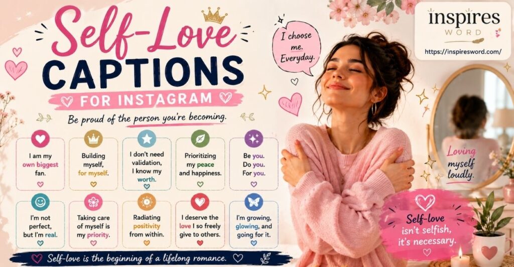 Self-Love Captions for Instagram 💖✨

