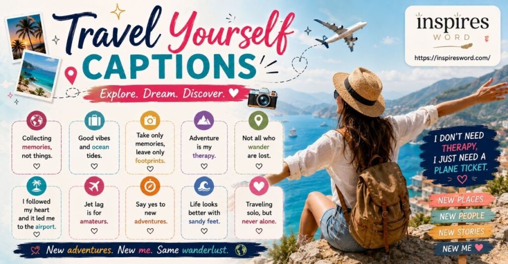 Travel Yourself Captions ✈️