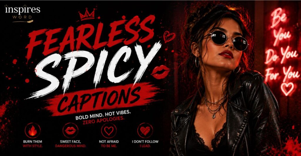 Fearless Spicy Captions