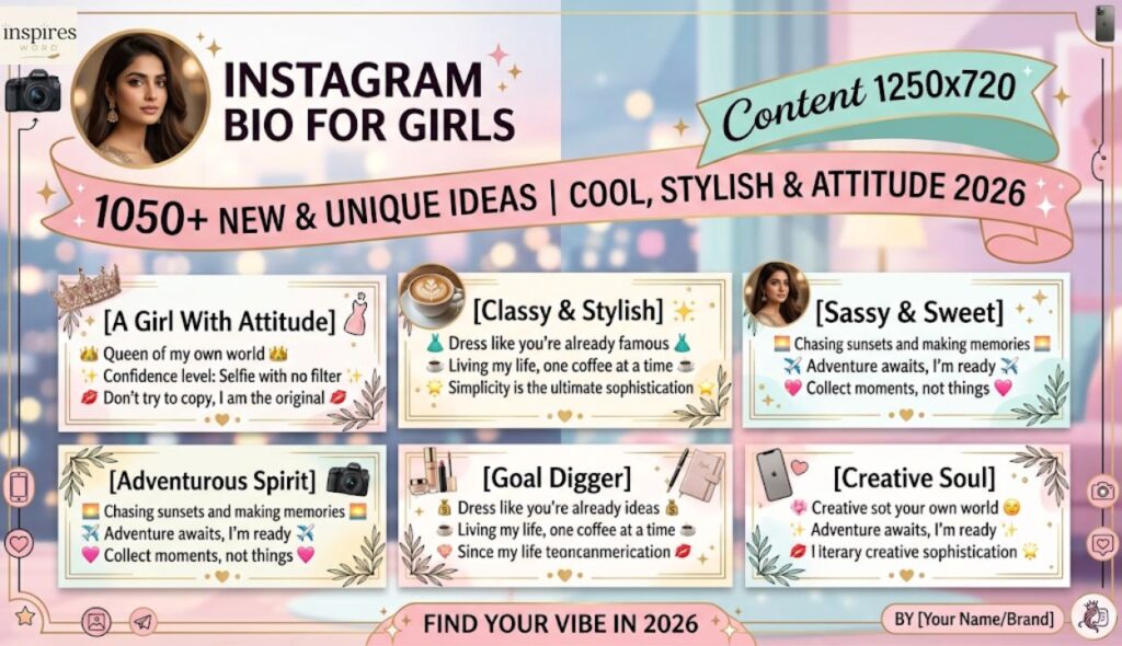 Instagram Bio For Girls