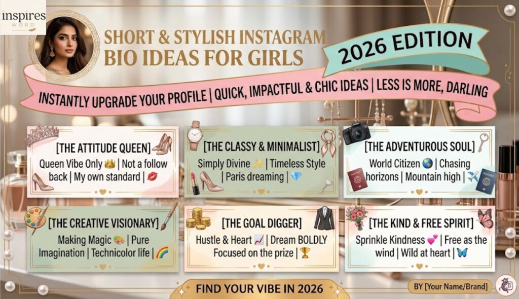 Short Bio for Instagram For Girl Stylish