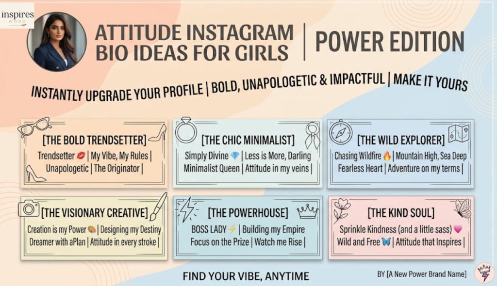Instagram Bio For Girls Attitud