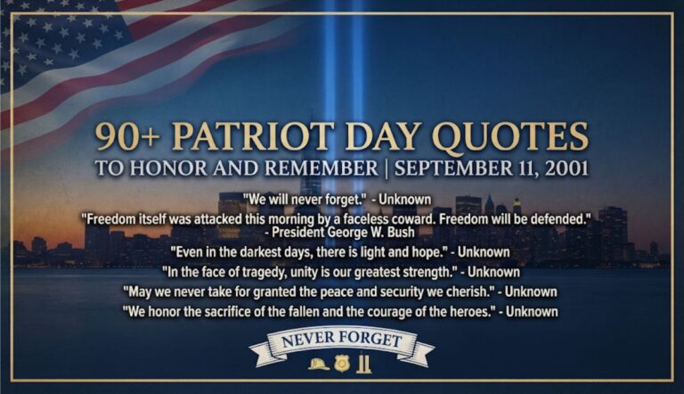90+ Patriot Day Quotes to Honor