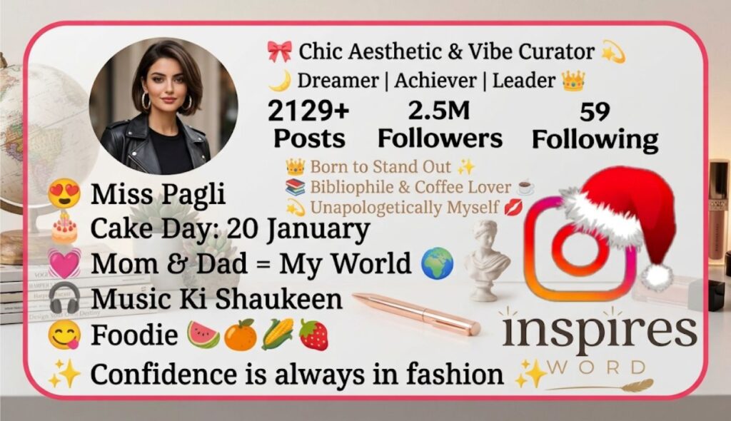 Bio for Instagram For Girl Stylish